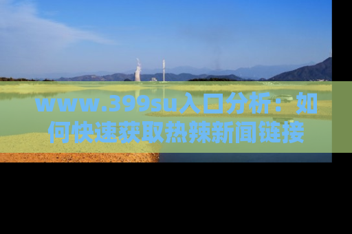 www.399su入口分析：如何快速获取热辣新闻链接