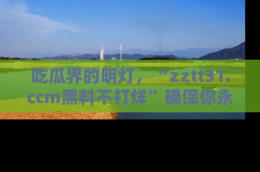 吃瓜界的明灯，“zztt31.ccm黑料不打烊”确保你永不迷路！