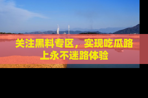 关注黑料专区，实现吃瓜路上永不迷路体验