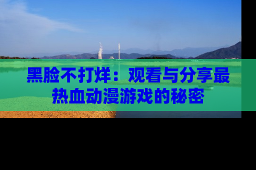 黑脸不打烊：观看与分享最热血动漫游戏的秘密