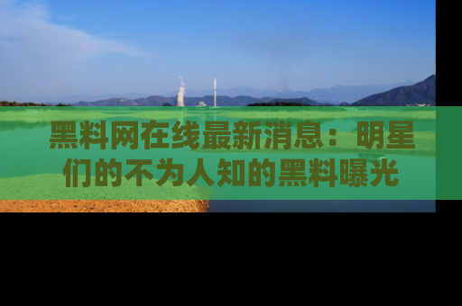 黑料网在线最新消息:明星们的不为人知的黑料曝光