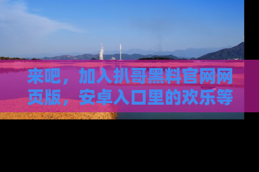来吧，加入扒哥黑料官网网页版，安卓入口里的欢乐等着你！
