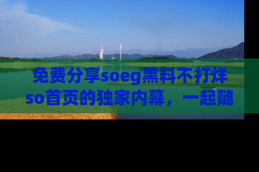 免费分享soeg黑料不打烊so首页的独家内幕,一起随时吃瓜吧!