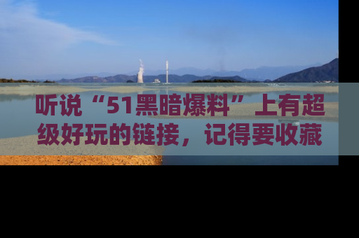 听说“51黑暗爆料”上有超级好玩的链接，记得要收藏哦！